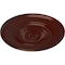 Ekena Millwork Large Floral Ceiling Medallion, Hand-Painted Brushed Mahogany, 41 1/8"OD x 2 1/2"P CM41FLBMF - alternate 3